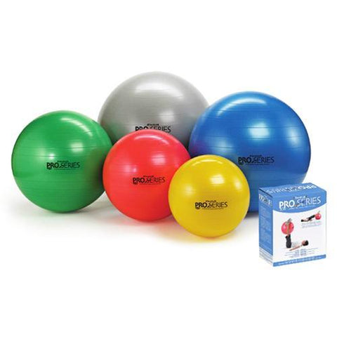 Pro-Series Exercise Ball Slow-Deflate Yellow 45cm.