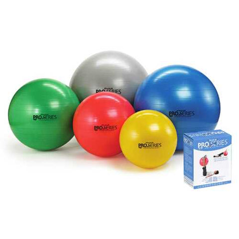 Pro-Series Exercise Ball Slow-Deflate Red  55 cm