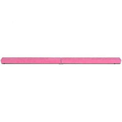 7' Sectional Gymnastics Floor Balance Beam-Pink - Color: Pink