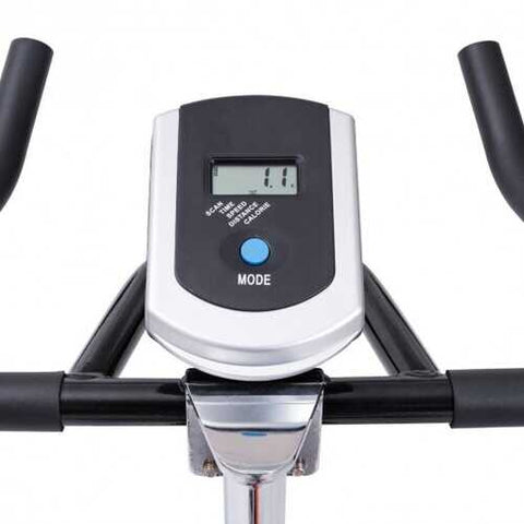Indoor Professional Stationary Cardio Fitness Exercise Bike with Flywheel and LCD Display