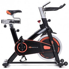 Indoor Professional Stationary Cardio Fitness Exercise Bike with Flywheel and LCD Display