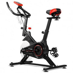 Professional Stationary Indoor Exercise Cycling Bike with Heart Rate Sensors and LCD Display