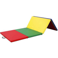4' x 8' x 2" 4 Colors Folding Panel Gymnastics Mat - Color: Multicolor - Size: 4'x8'x2"