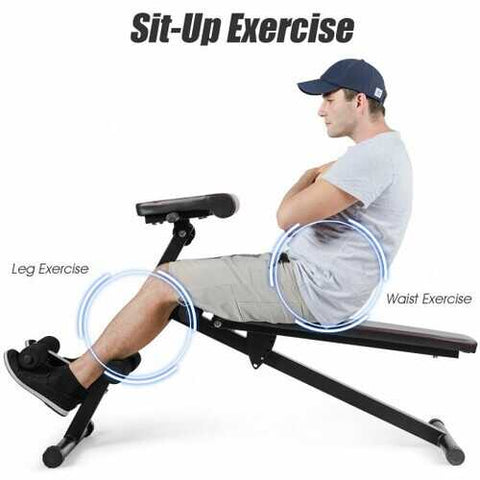 Multi-Functional Adjustable Full Body Exercise Weight Bench