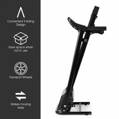 1.0 hp Folding Treadmill Electric Support Motorized Power