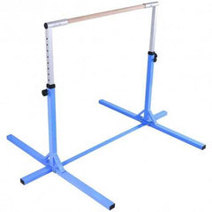 Adjustable Gymnastics Horizontal Bar for Kids-Blue - Color: Blue