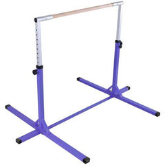 Adjustable Gymnastics Horizontal Bar for Kids-Purple - Color: Purple