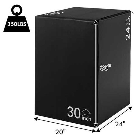 Fitness 3 in 1 Foam Jumping Box Plyometric Box for Jump Training
